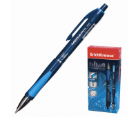 Ручка шариковая автоматическая синяя с резиновым упором ERICH KRAUSE "Megapolis Concept" 31 (141259)/091235/1442241
