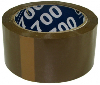 Клейкая лента (скотч) 48мм х 66м упаковочная UNIBOB 600 коричневая, 45 мкм 220685/066720