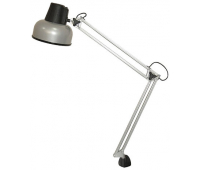 Светильник настольный "Бета", на струбцине, лампа накаливания/люминесцентная/светодиодная, до 60 Вт, серебристый, высота 70 см,Е27 236651