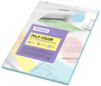 Бумага цветная OfficeSpace "Pale Color", А4, 80г/м, 100л., (голубой)