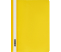 Папка-скоросшиватель пластик. СТАММ А4, 160мкм, желтая с прозр. верхом, ММ-30719, 355672