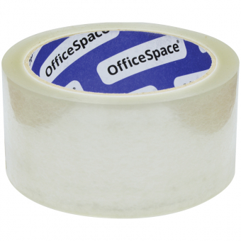 Клейкая лента упаковочная (скотч) OfficeSpace, 48мм*66м, 40мкм  прозрачная 254424/361990