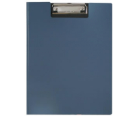 Планшет с верхним прижимом А4, картон с ПВХ, синий BANTEX 4201-01 (12635)