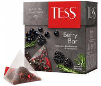 Чай Tess Berry Bar черный 20 пакетиков-пирамидок 1758456