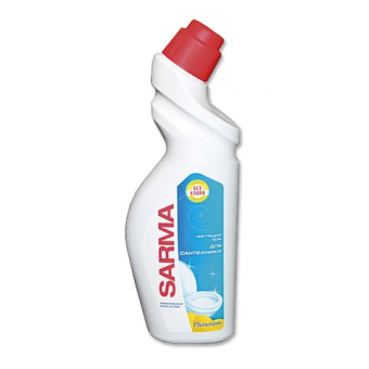 SARMA (Сарма) гель 750мл, средство для уборки туалета "Лимон"