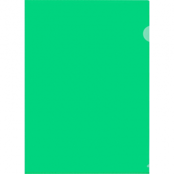 Папка-уголок 180мкм зеленая, пластик,  Attache 627971